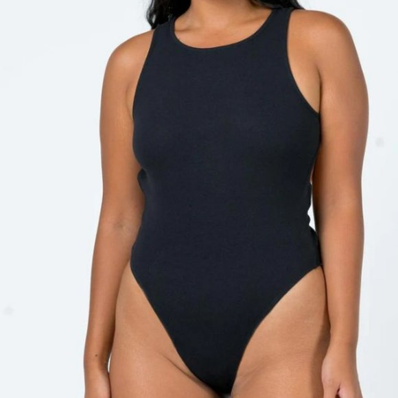 PRINCESS POLLY ORGANIC COTTON LELO BODYSUIT - Black - Size 2 - New With Tags - Picture 4 of 4